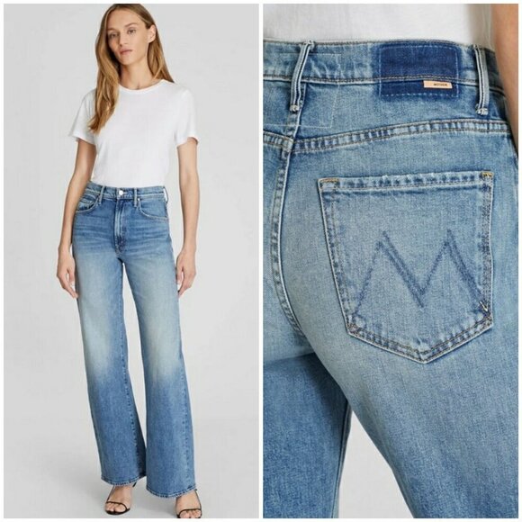💕MOTHER SUPERIOR💕 The Lasso Sneak Jeans ~ Horsin' Around 33 NWT - Picture 5 of 17
